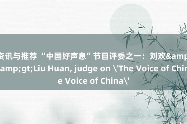 音乐资讯与推荐 “中国好声息”节目评委之一：刘欢&lt;br/&gt;Liu Huan, judge on 'The Voice of China'